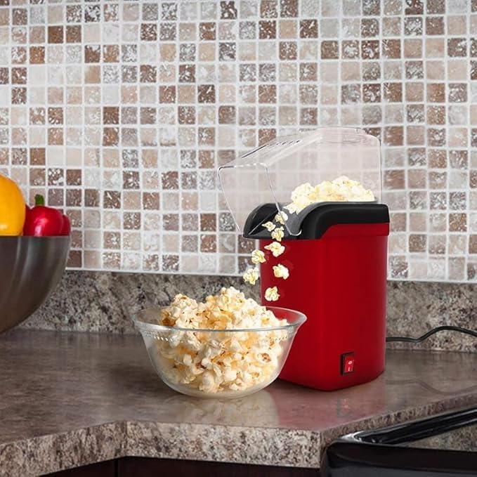 Aluminum Popcorn Machine Machine, Electric Instant Popcorn Make Aluminum Popcorn Machine Machine, Electric Instant Popcorn Make 17 L Popcorn Maker (Red)