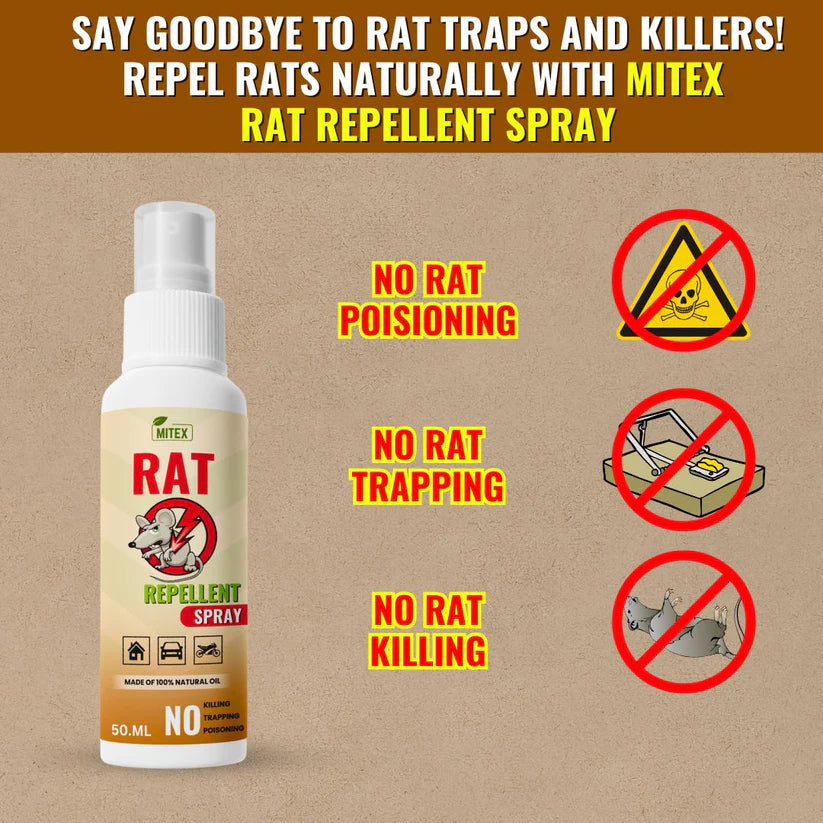 Rat Repellent Spray - Safe, Effective Rat Protection