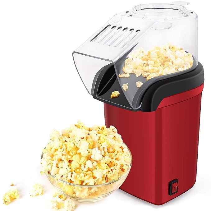 Aluminum Popcorn Machine Machine, Electric Instant Popcorn Make Aluminum Popcorn Machine Machine, Electric Instant Popcorn Make 17 L Popcorn Maker  (Red)