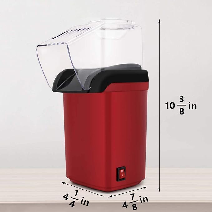 Aluminum Popcorn Machine Machine, Electric Instant Popcorn Make Aluminum Popcorn Machine Machine, Electric Instant Popcorn Make 17 L Popcorn Maker  (Red)